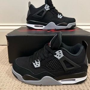 Jordan 4 black canvas